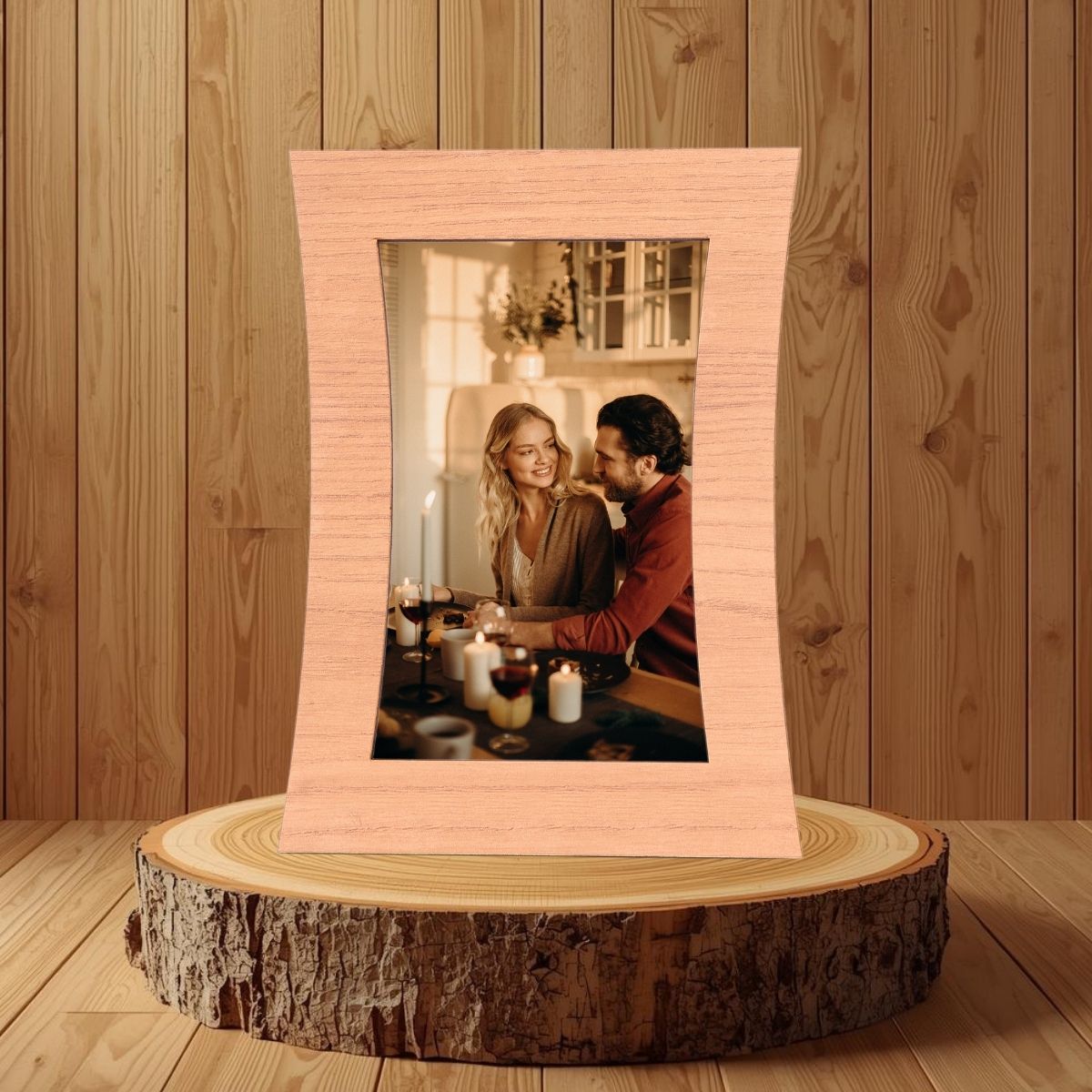 Ahşap 10x15 Fotoğraf Çerçevesi 4