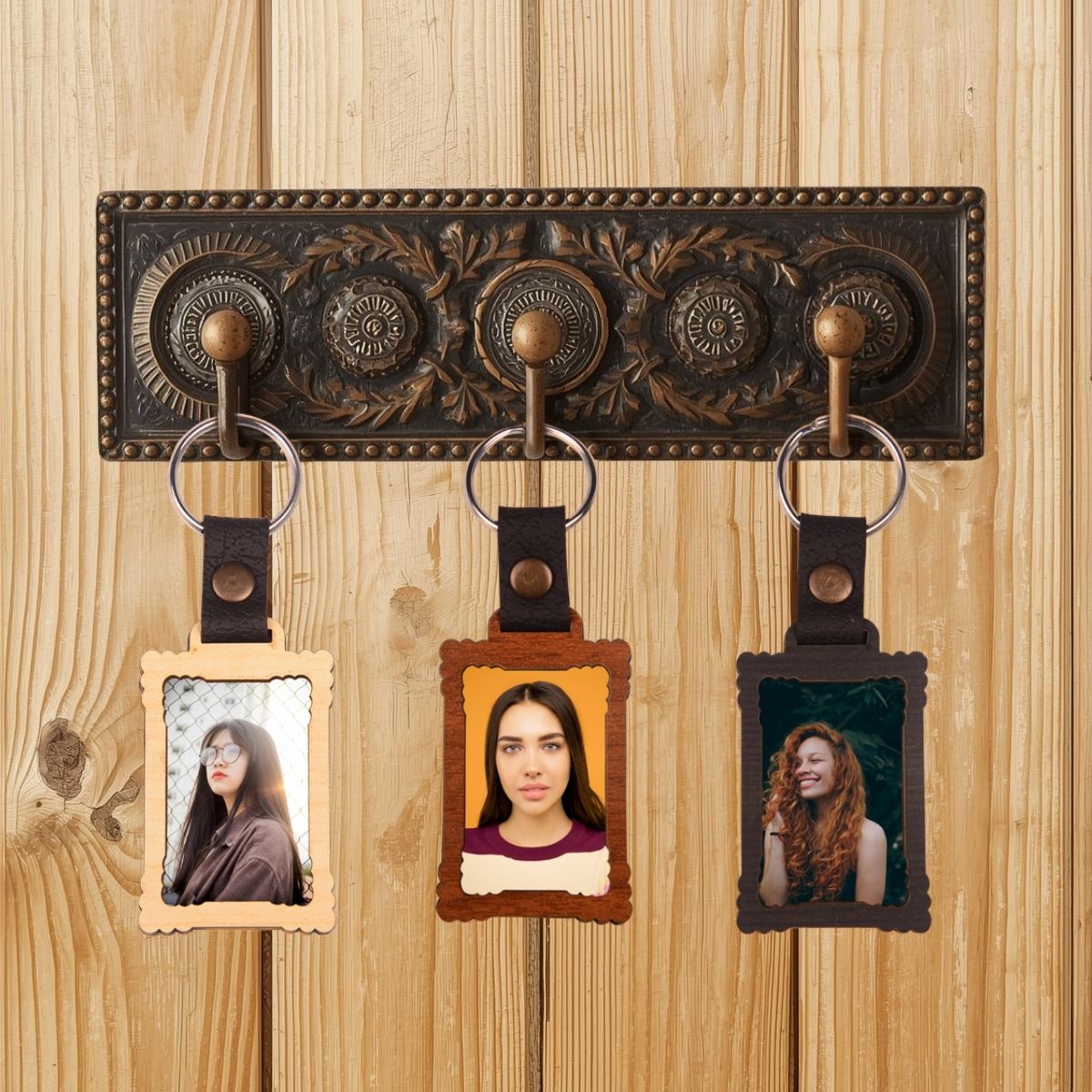 Ahşap Fotoğraf Anahtarlığı 1