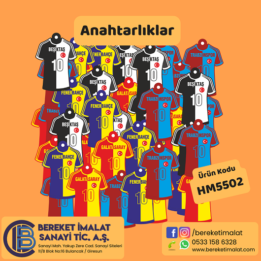 Ahşap Taraftar Anahtarlıkları 1